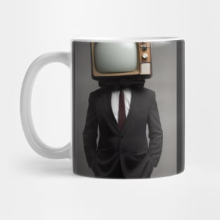 Suit Tube TV Man Mug